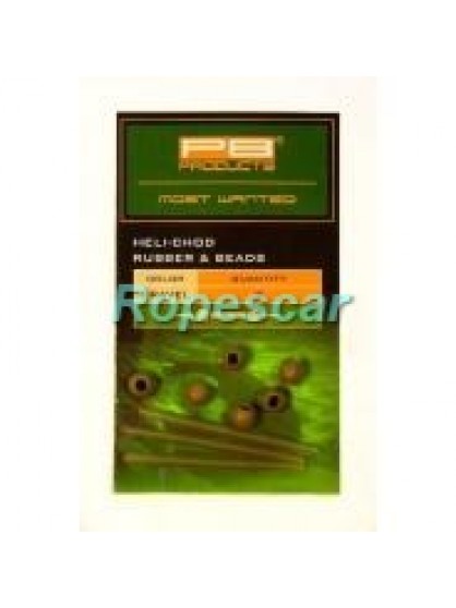 Kit plumb pierdut "Heli Chod Rubber&Beads" - PB Products